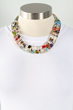 Square Necklace - Cascade