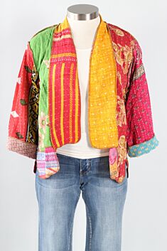 Patchwork Kimono Jacket - Multi Color #2