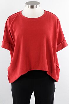 Knit Pullover Vest - Red Zinc