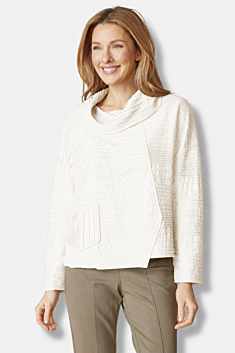 Cowl Pullover - Winter White