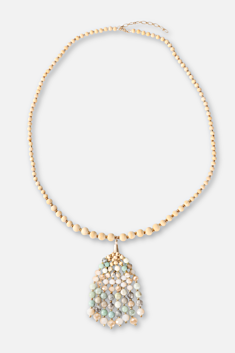 Natural Stone Necklace - Aqua