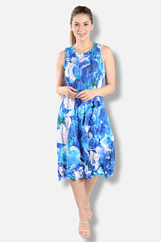 Smash Pocket Dress - Ocean Sweet Pea