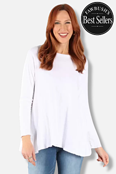 Original Longer Angel Tee - Chalk
