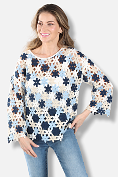 Crochet Sweater - Haze