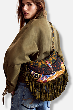 Fringe Bag - Olive Multi