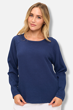 Raglan Pullover - Navy