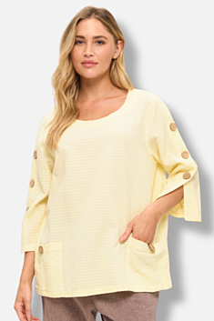 Two Pocket Tunic - Yellow