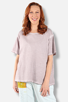 Distressed Tee - Lilac