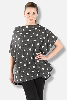 Midnight Dot Top - Black 