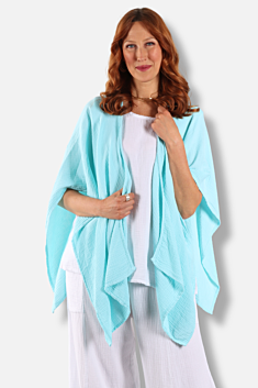 Gauze Versatile Wrap - Tidepool