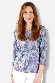 Reversible V-Neck - Purple