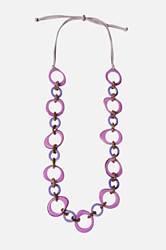 Madeline Necklace - Purple & Violet