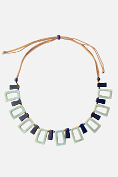 Danielle Necklace - Celeste & Royal Blue