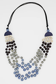 Petite Ombre Necklace - Grey