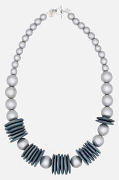 Silverwood Statement Necklace - Grey