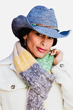 Catalina Cowboy Hat - Dusty Blue