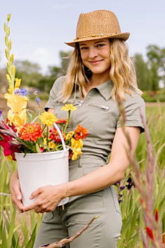 Waverly Hat - Mixed Brown