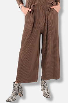 Vivian Straight Pant - Chocolate