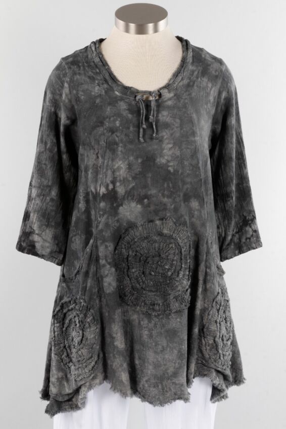 Circle Top - Washed Black