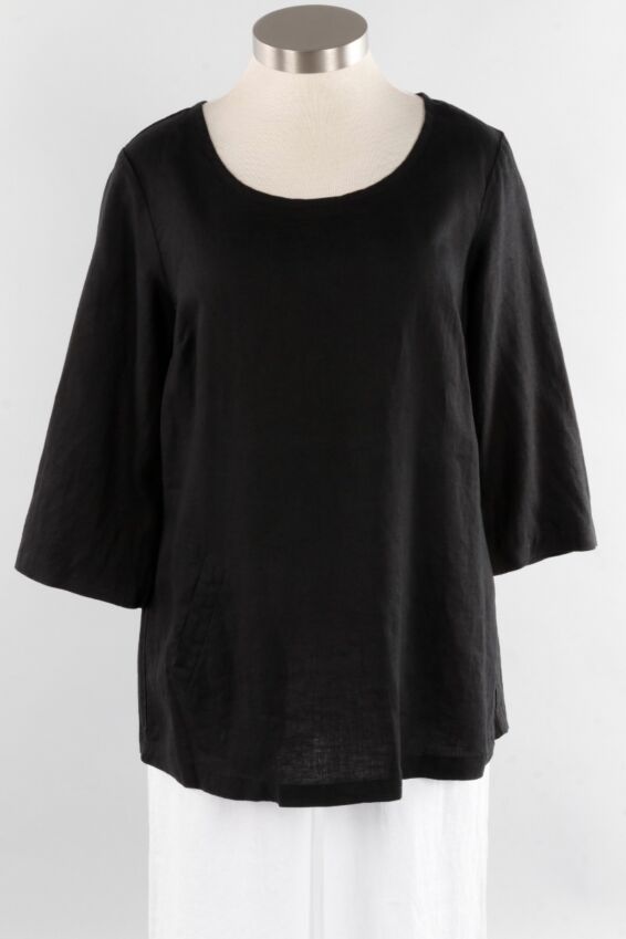 Back Up Tunic - Black