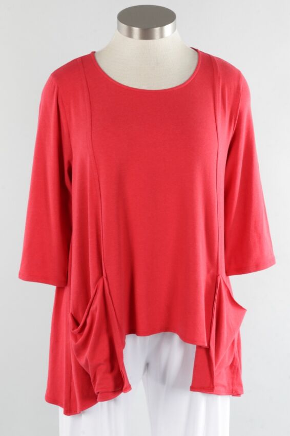 Ardelle Tunic - Ruby