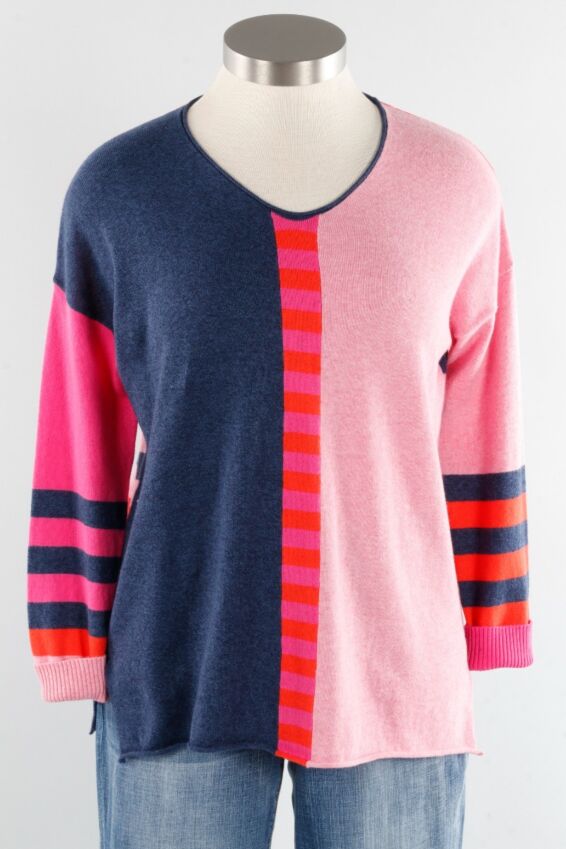 Combo Pullover - Flamingo