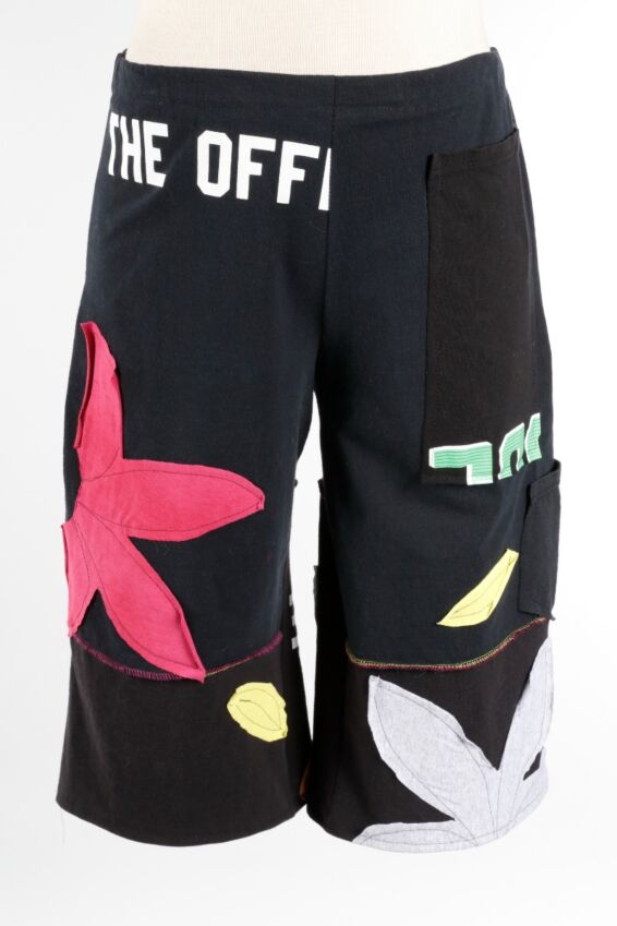 Cargo Capri - Black Multi #3