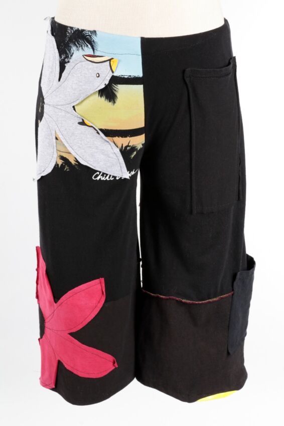 Cargo Capri - Black Multi #4