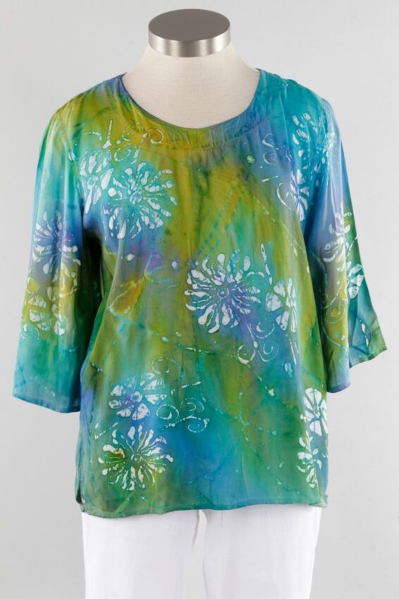 Batik Top - Peacock