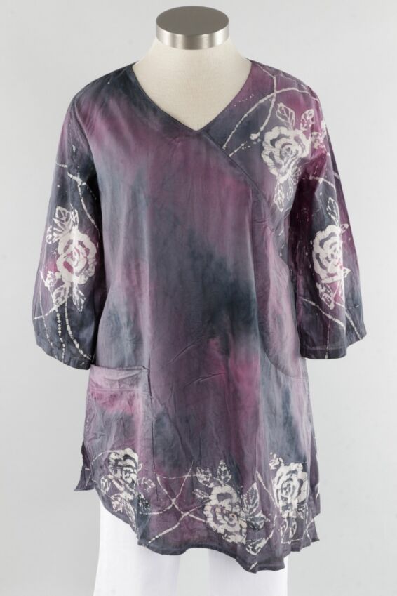 Batik Tunic - Grey