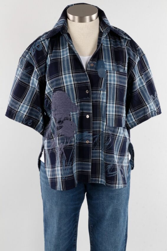 Boxy Button Down - Plaid