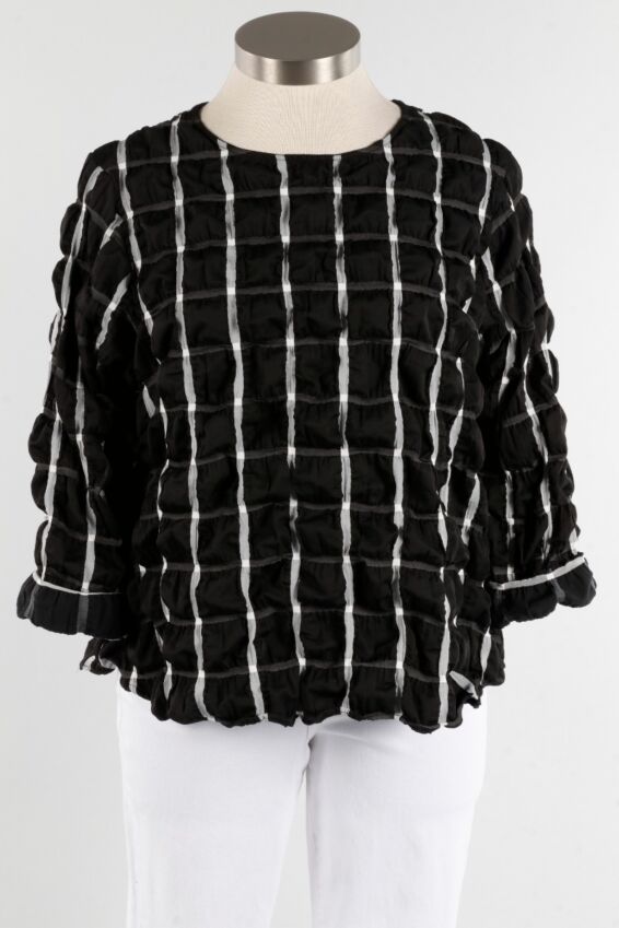 Bermuda Top - Black & White