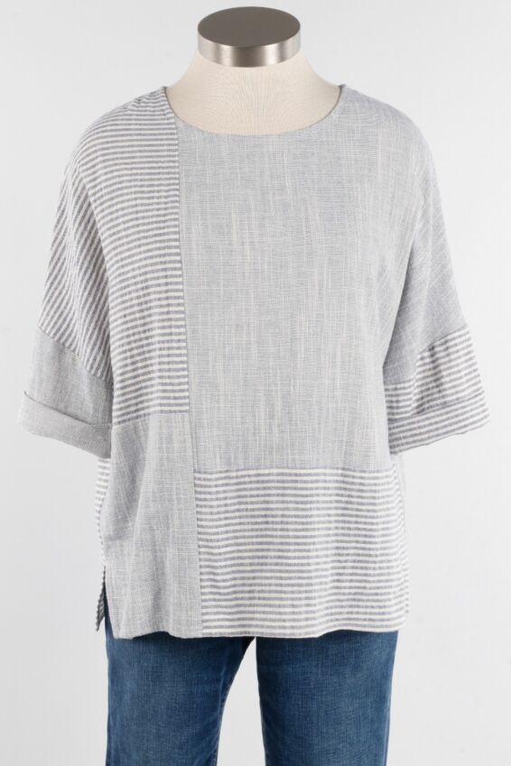 Patch Top - Mix Stripe