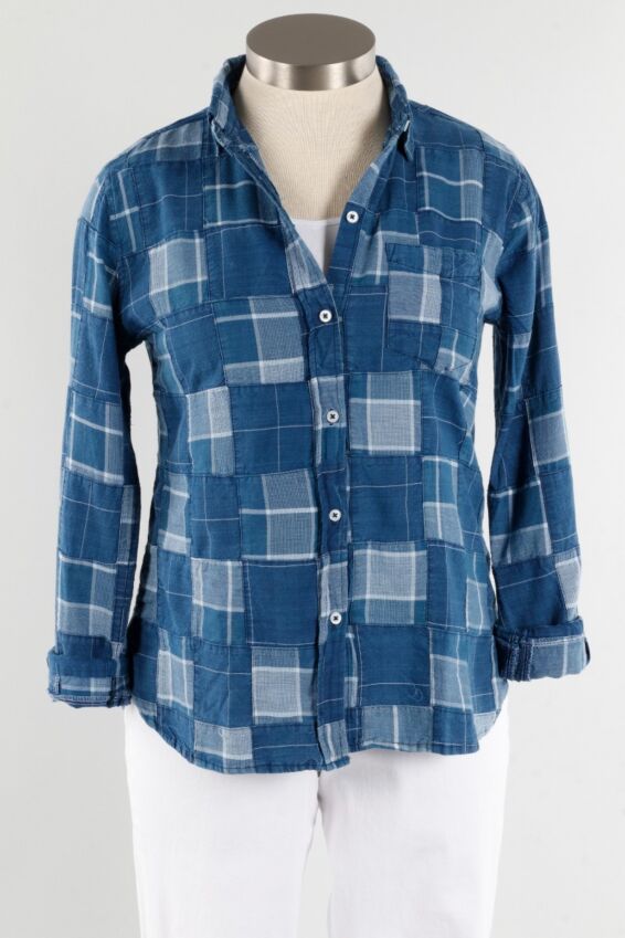 Patchwork Shirt - Denim