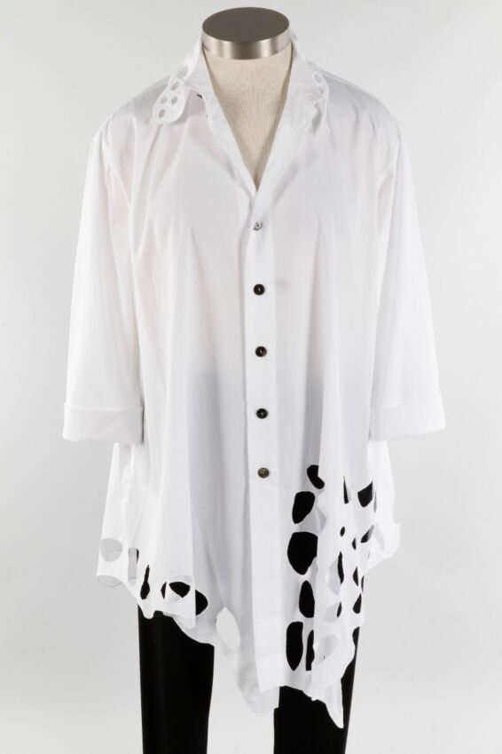 Button Down Blouse - White