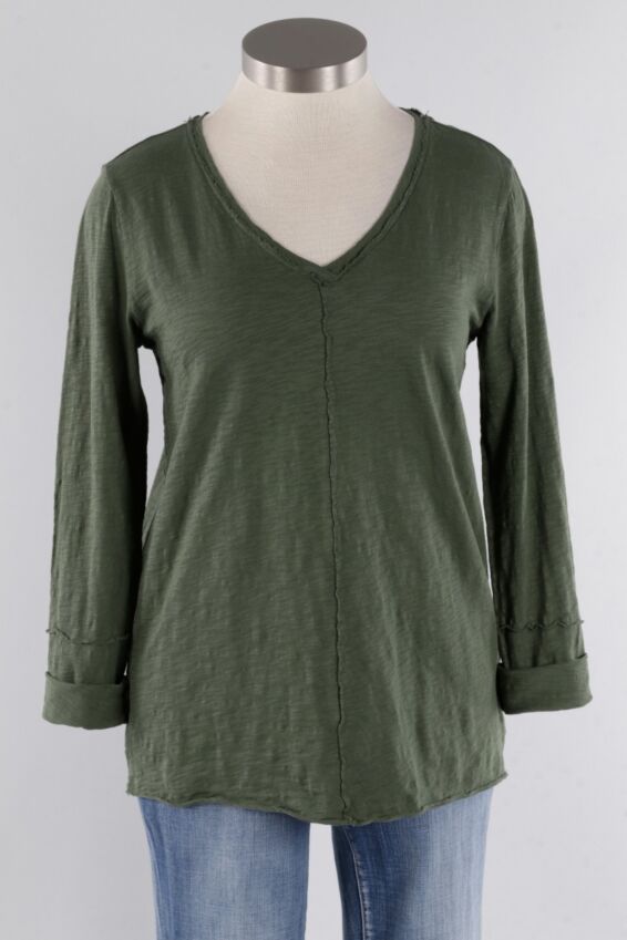 V-Neck Tunic - Juniper