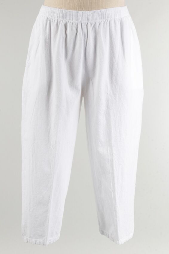 Capri Pant - White
