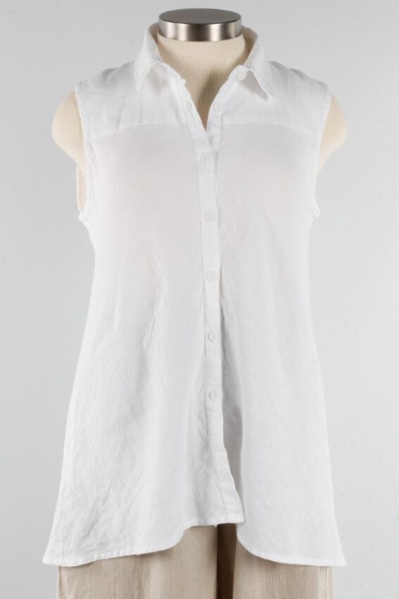 Skyline Blouse Plus - White