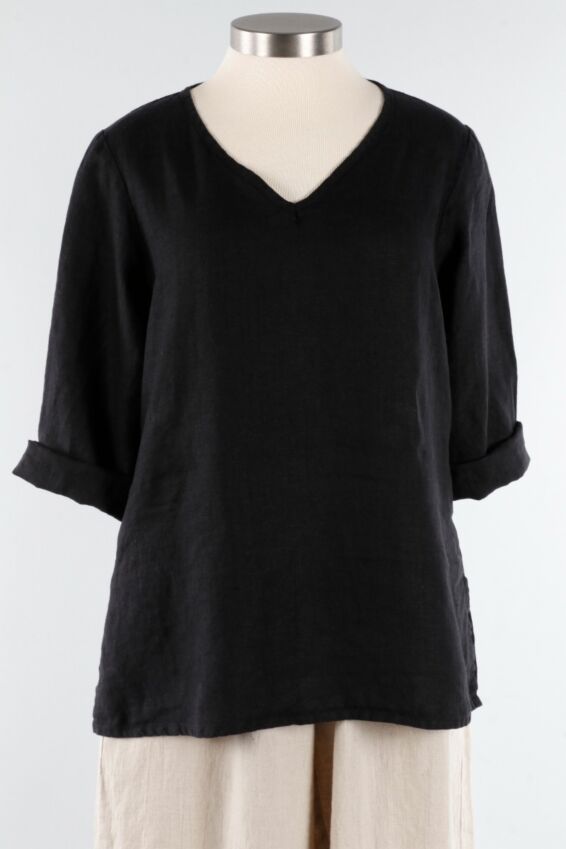 V-Pullover Plus - Black