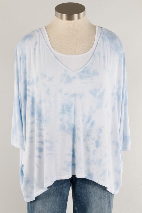 Apple Top - Lt Blue