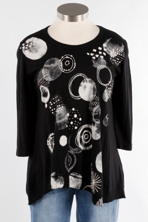 Asymmetric Tunic - Magic Dots