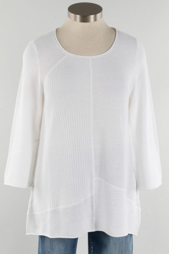 Pieced Tunic - White