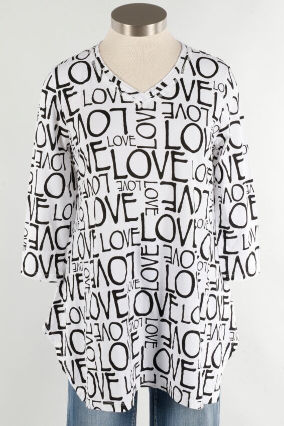 Relax A-line Tunic Plus - White