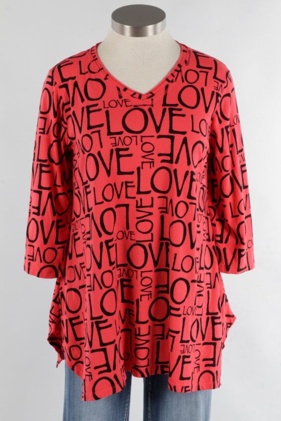 Relax A-Line Tunic Plus - Melon