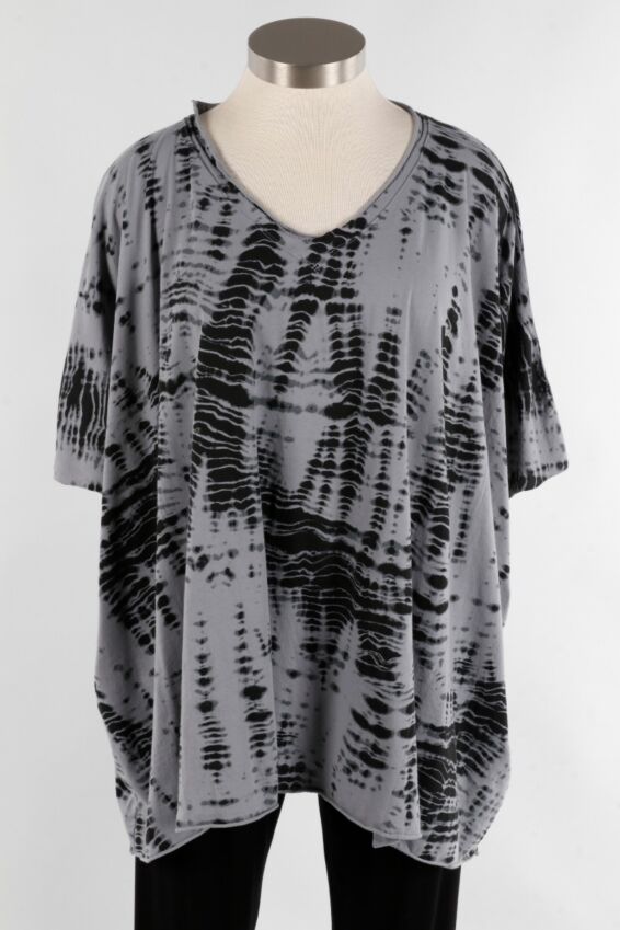 Elbow V Tunic - Iron