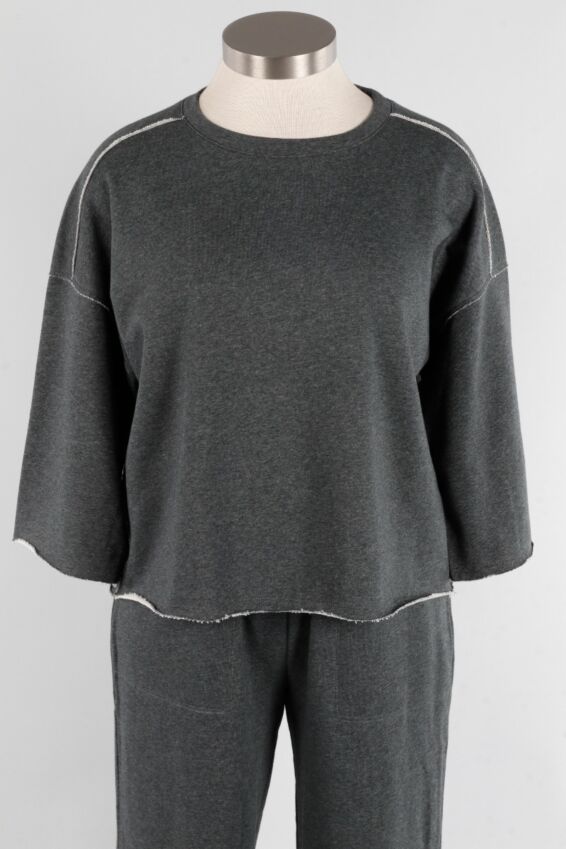 Camden Pullover - Charcoal