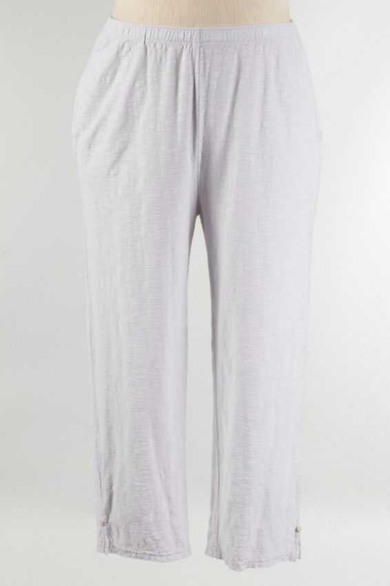 Basic Crop Pant - Parchment