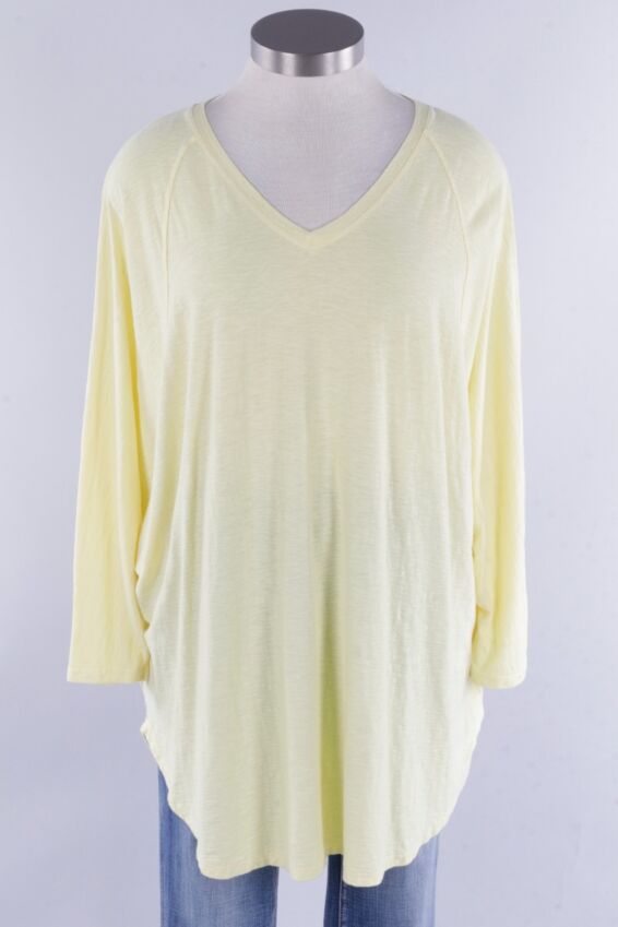 Osize V-Neck - Lemon