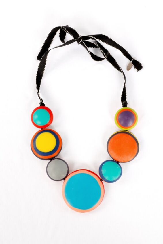 Cat Eye Helena Necklace - Multi