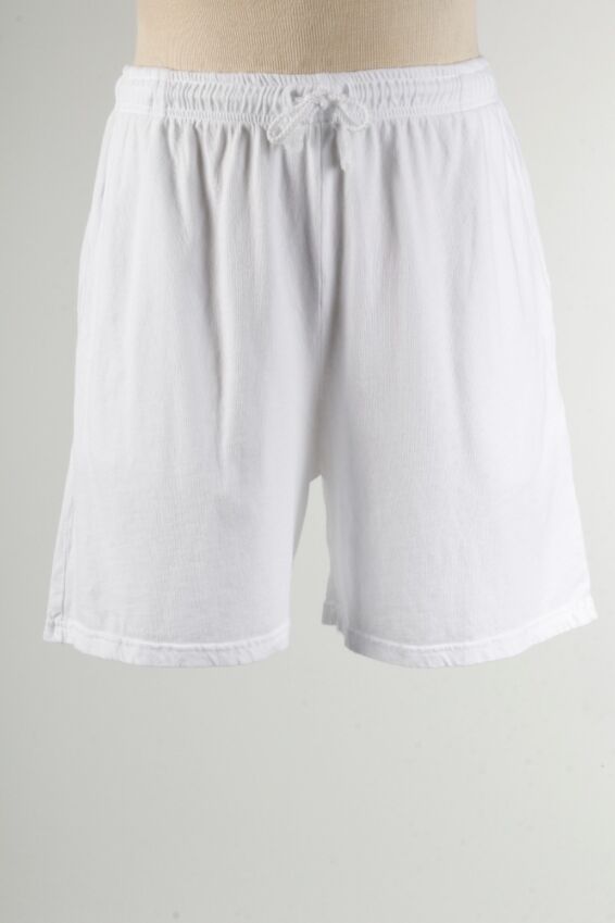 Drawstring Short - White